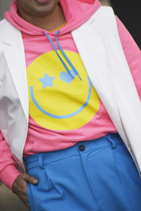 Sudadera Rosa Happy - Imagen 3