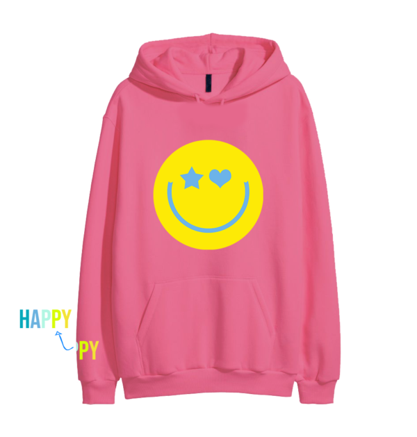 Sudadera Rosa Happy - Imagen 2