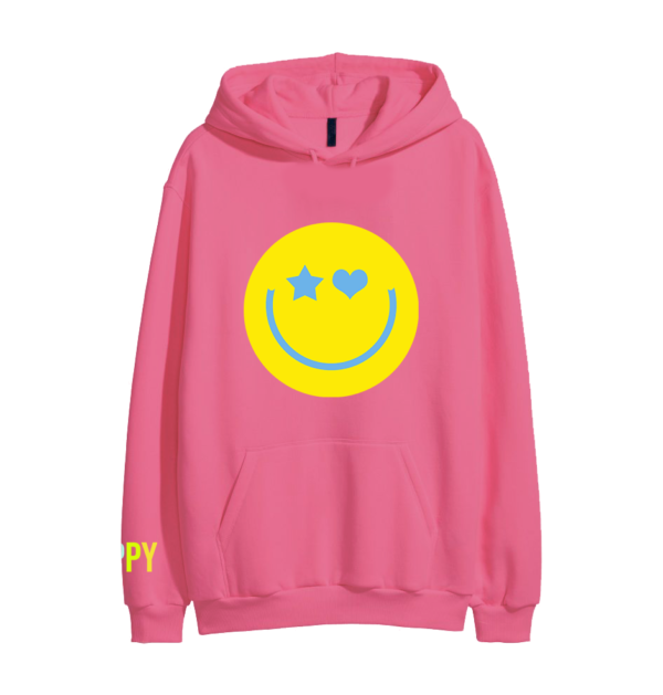 Sudadera Rosa Happy