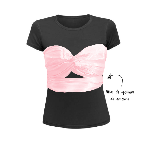Glamshirt Top Rosa - Imagen 2