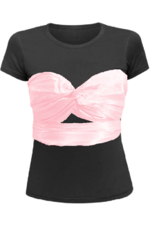 Glamshirt Top Rosa