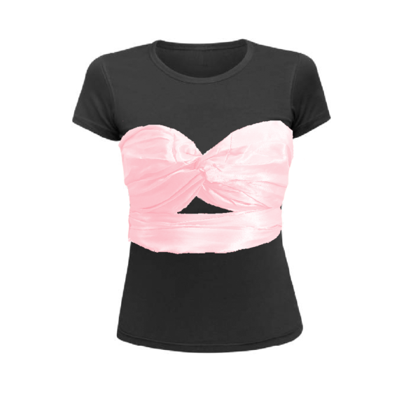 Glamshirt Top Rosa